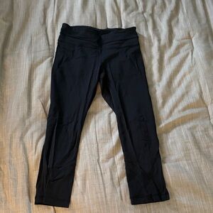 Lululemon Cropped Black Leggings